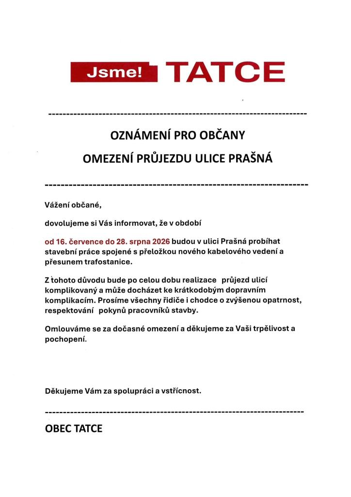 Oznámení